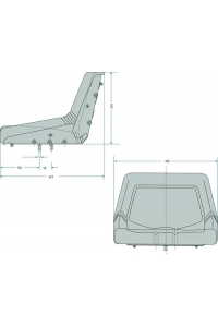 Obrázok pre Sedačka na zahradní traktor vhodná pro různé výrobce