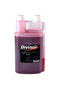 Obrázok pre Olej do benzínu polosyntetický do 2T motoru Divinol FF 1 l dávkovací láhev samomísitelný