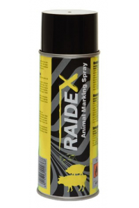 Obrázok pre Značkovací sprej RAIDEX 400 ml žlutý k označování skotu, prasat a koz - zabarvený obal